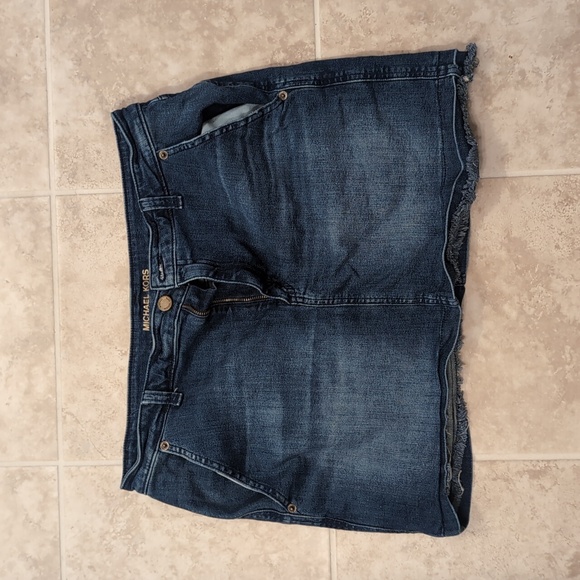 MK Michael Kors Blue jean skirt - Picture 1 of 8
